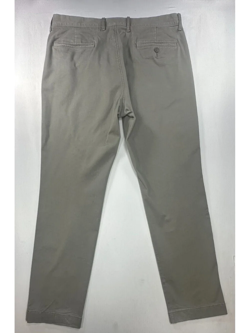 J Crew 770 Straight Stretch Flat Chinos Gray Mens 33/30